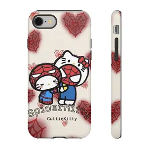Spider Kitty phone case | Cute cat superhero design, phone case