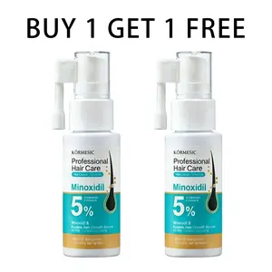 [BUY 1 GET 1]KÖRMESIC 5% Minoxidil Hair Growth Scalp Massage spray bottle,Professional Hair Care Minoxidil