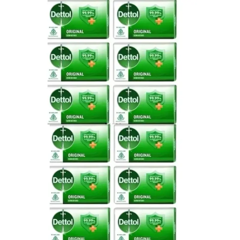 Dettol bar soap multi  Pack Anti-Bacterial Original Soap 100g - Antibacterial Cleanser for Skin Repair & Refreshing Fragrance - Family Use Body