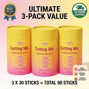 [Live Exclusive] LeeFar Cutting Drink Mix – | AH Strawberry Açaí Flavor – | (30 Servings)