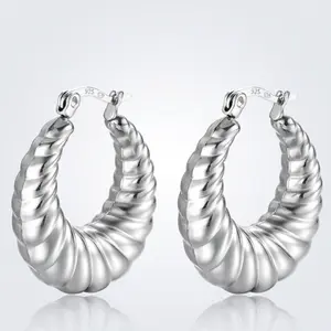 Luxe Twill Hollow Earrings