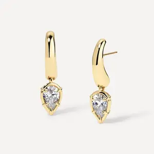 The Erica Pear Drop Earrings - Essential Earrings Collection