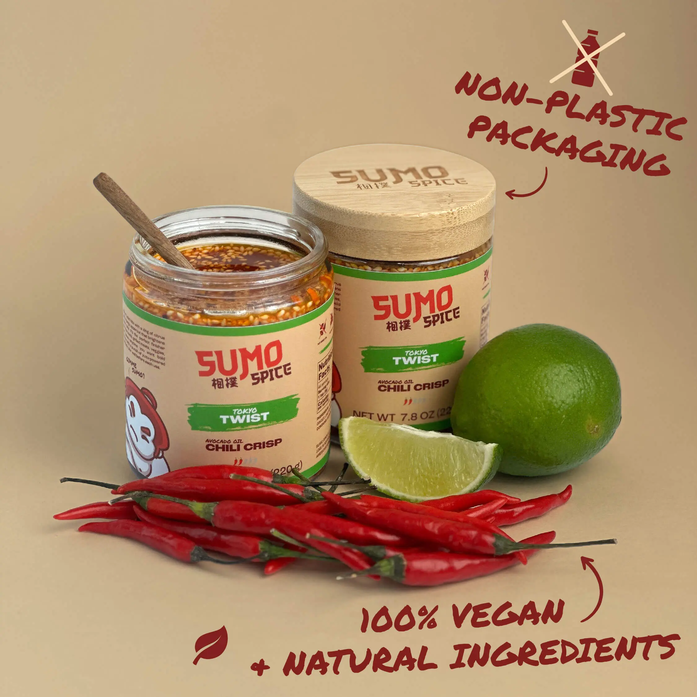 Tokyo Twist Yuzu Chili Crisp 4-Pack | Made with Avocado Oil | No Seed Oil