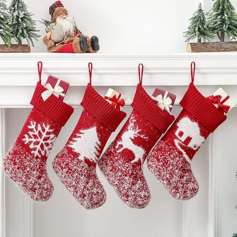 Classic Christmas Stockings – Holiday Candy Bags