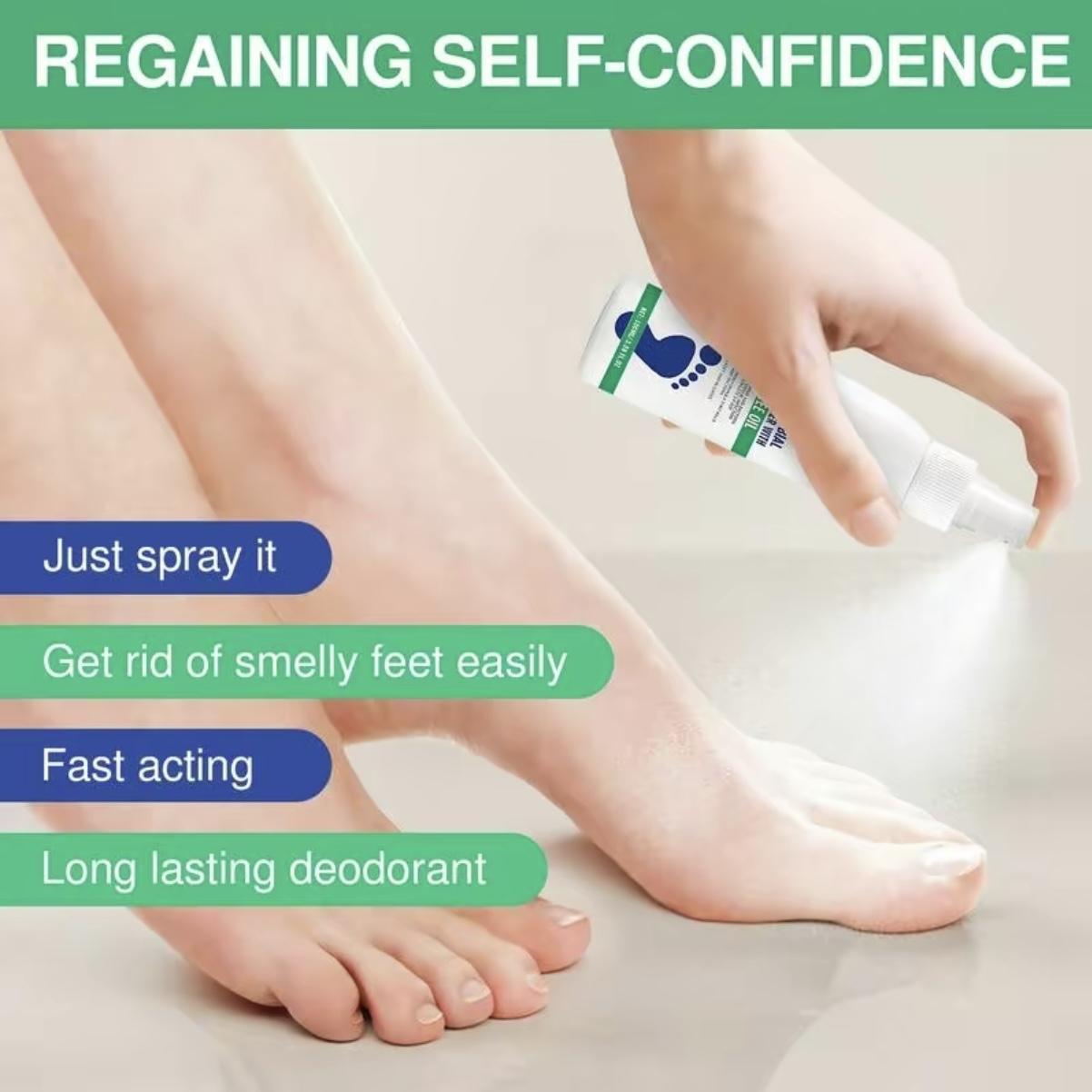 (3 bottles)Buy 1 Get 2 FreeTea Tree Oil Foot Spray - PlantarMoisturizing Deodorant for Odor Control & DryFeet Care, Natural Foot Sanitizer with Antifungal Properties,Ximonth Clear Foot Sanitizer Spray,for Foot & Shoe Freshness dry