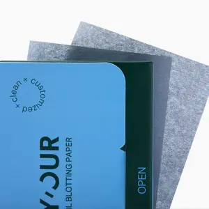 Premium Daily Oil Absorbing Sheets by Y'OUR for Face - 1 Pack of 50 Sheets - 100% Bamboo Charcoal Makeup Friendly Blotting Papers for Oily Skin - Effective Oil Absorption & Flawless Finish, Valentine's Gift for Women