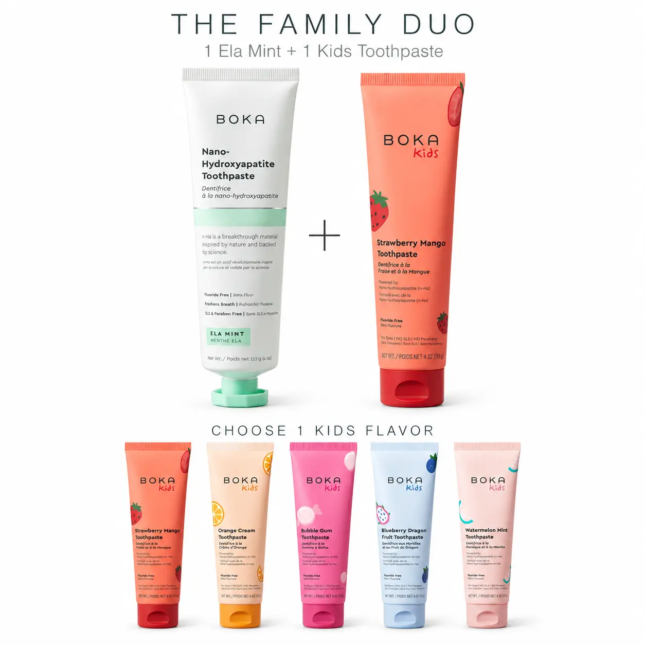 Boka Family Fresh Duo | Ela Mint + Kids
