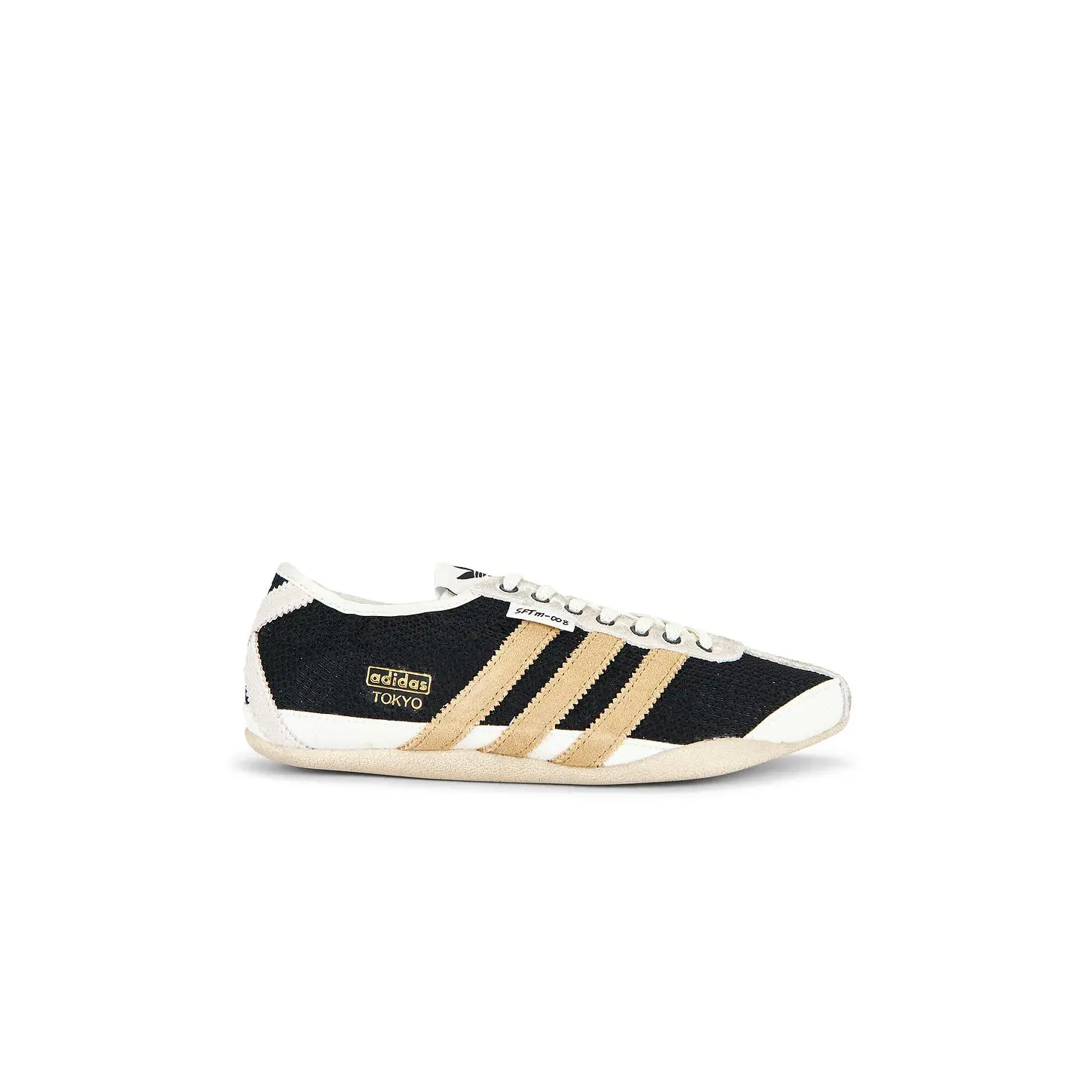 adidas by Song for the Mute Tokyo Sneaker in Core Black, Beige Tone, & Gold Metallic