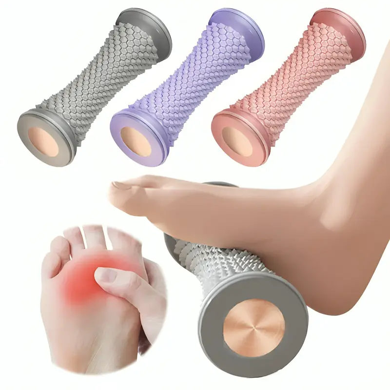 Manual Foot Massager, Foot Massage Roller, Muscle Roller Stick for Plantar Fasciitis Recovery and Tight Muscles Relax, Home Foot Care Tool, Valentine's Day Gift, Gym Accessories & TikTokShopSummerTurnUp