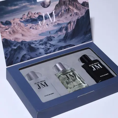 Men's Perfume Set, 3-Count Long-Lasting Cologne Fragrance, Fragrance Sets, Daily Use, Gift for Boyfriend & Men