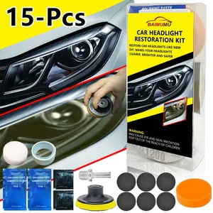 Car Headlight Repair Kit Car Headlight Restoration Polishing Kits Headlamp Repair Kits Car Light Polisher Cleaning Paste Car Paint Care Refurbish Agent