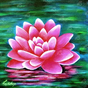 Lotus Pond Diamond Painting Kit
