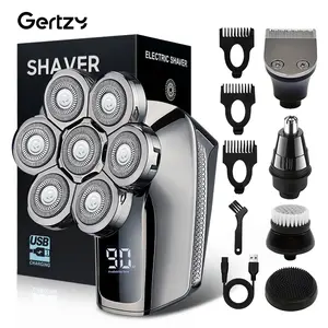 Professional Electric Shaver with LCD Display, USB Rechargeable Shaver, Powerful Men's Razor for Smooth Shave, Ideal Gift for Husband Father Boyfriend