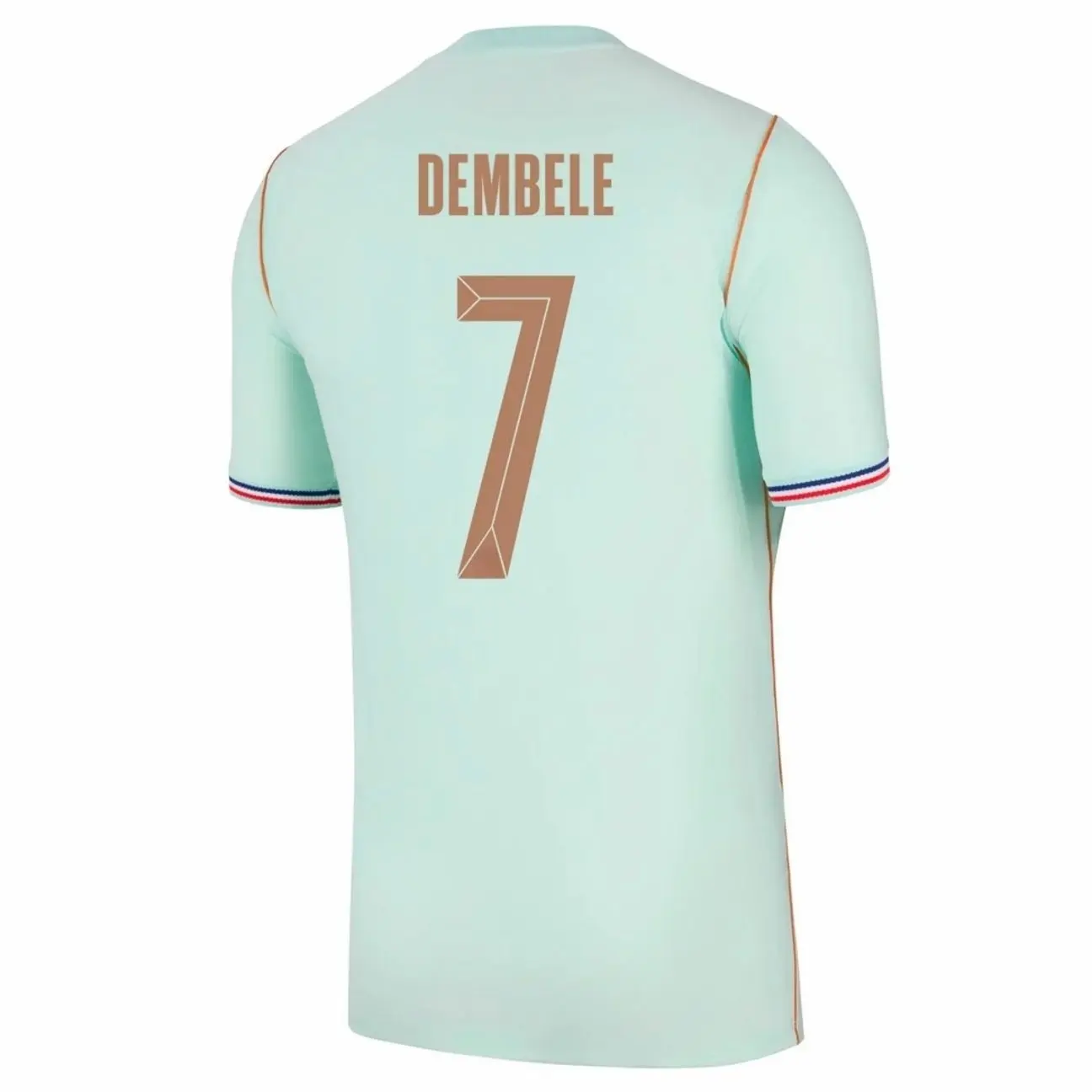 Unisex Soccer Mens Athletic Short Sleeve Football Shirt Sports Fan Training Top Breathable Lightweight Casual Streetwear Dembele 2026 Home Stadium Replica Jersey - Blue
