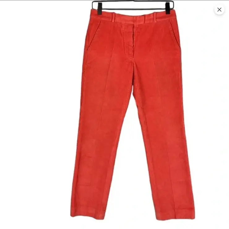 Markus Lupfer coral corduroy trouser pants Size 4