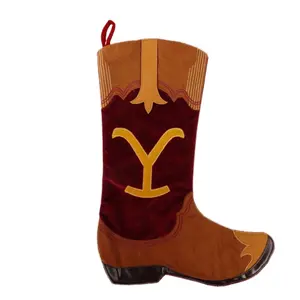 Yellowstone Boot 20” Christmas Stocking