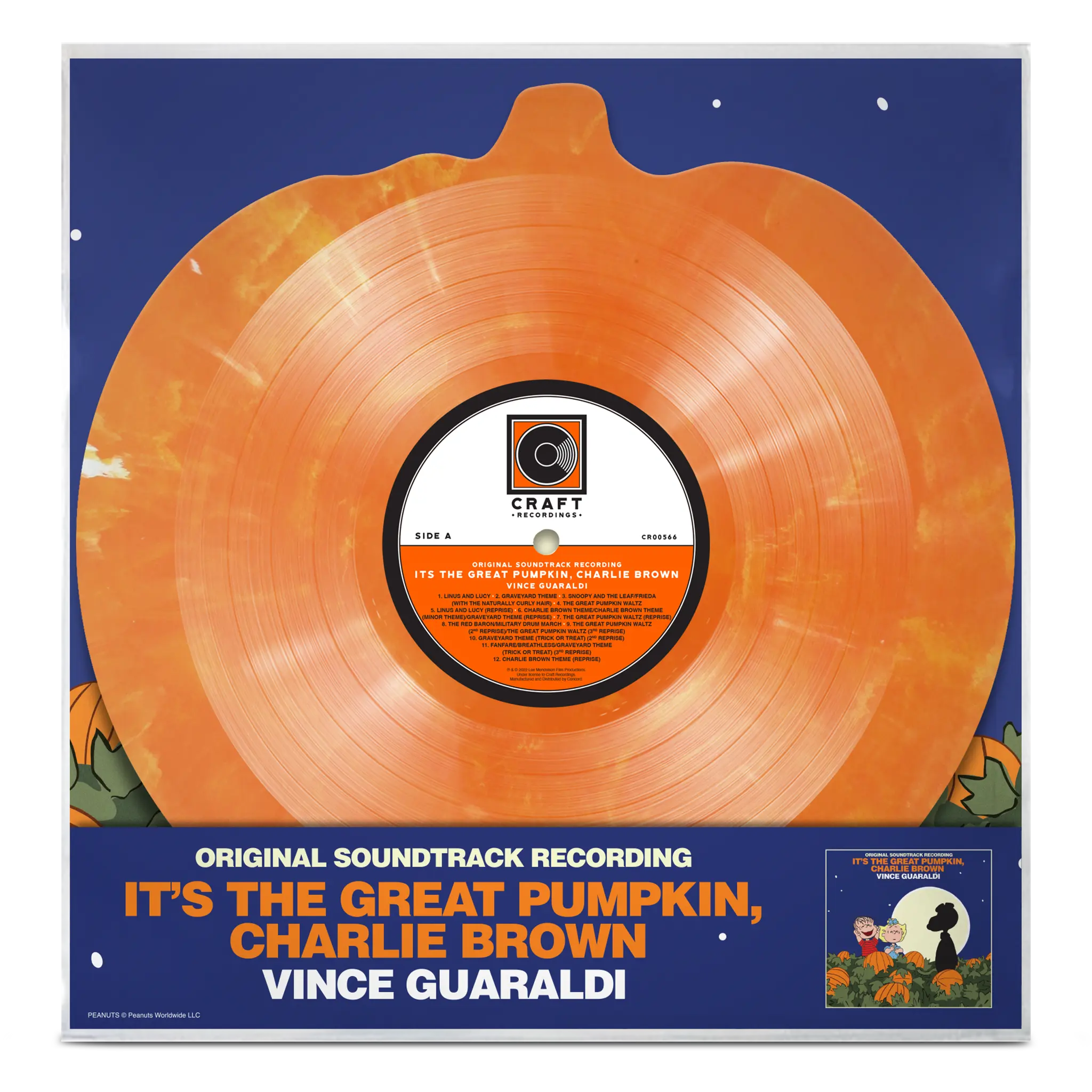 It’s The Great Pumpkin, Charlie Brown (Exclusive Candy Corn Color Pumpkin Shape LP) - Limited Edition