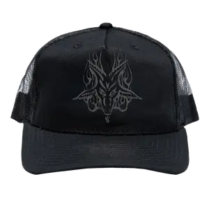 Grey Baphomet Trucker Hat