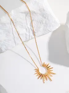 Star Catcher Sterling Silver Necklace 18K Gold Plated