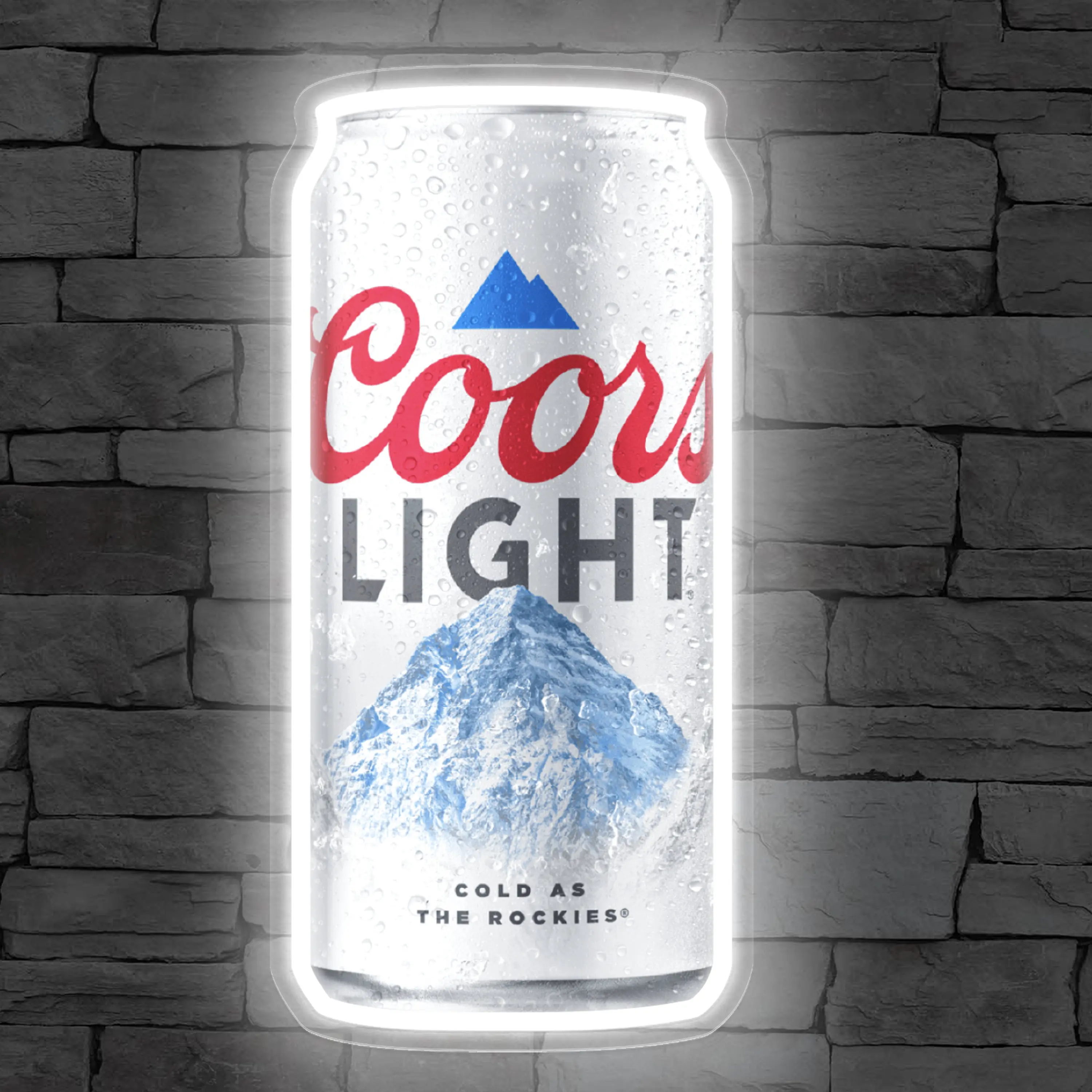ネオン管 クアーズ ZIMA ライト バー ビール COORS ディスプレイ Blue Mountain Coors Light Neon Sign Cool Beer Bar WALL Decor Man