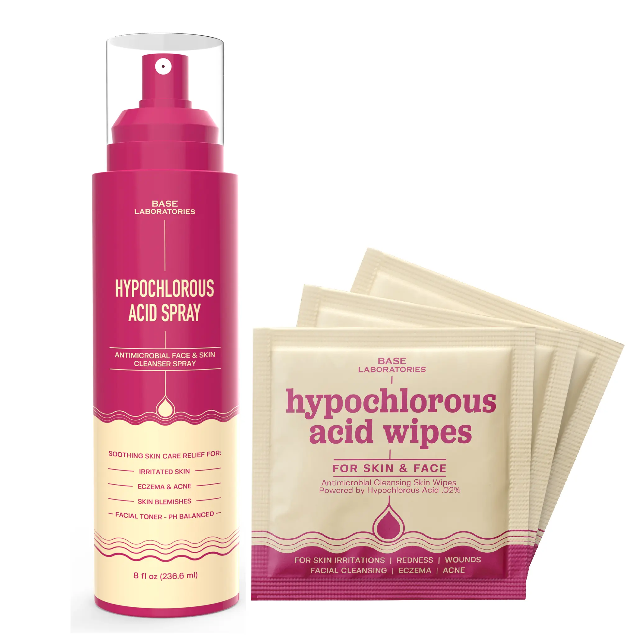 Hypochlorous Wipes & Spray ( Save 20%)