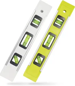 2 Pack Torpedo Level 9-INCH Level with 45/90/180 Bubbles, Small Measuring Tool