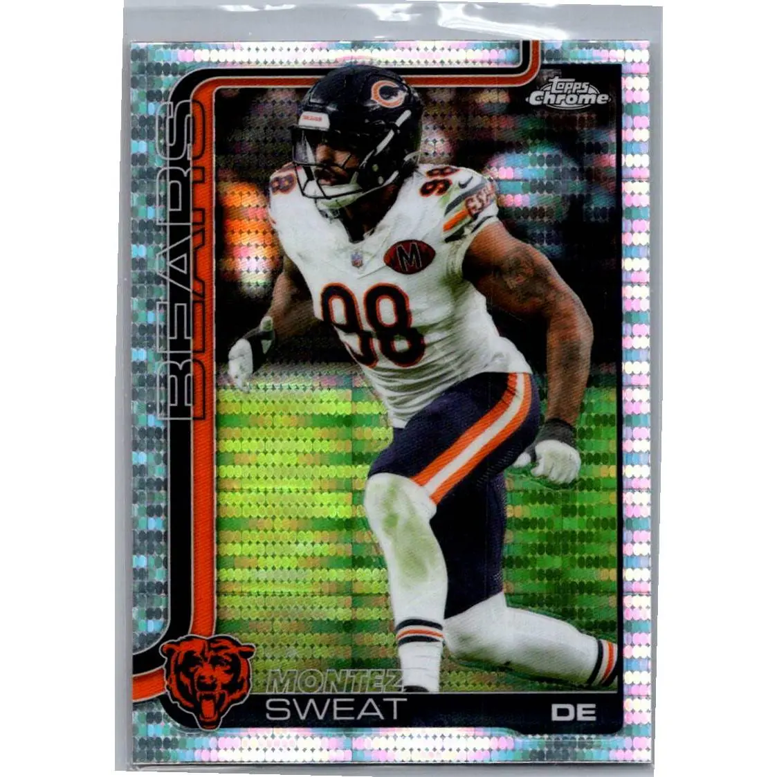 2025 Topps Chrome #56 Montez Sweat Pulsar Refractor