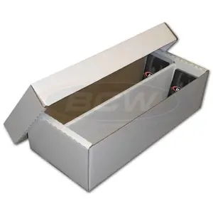 1600 ct TCG Storage Box Cardboard - w/ Lid - Trading Card Game