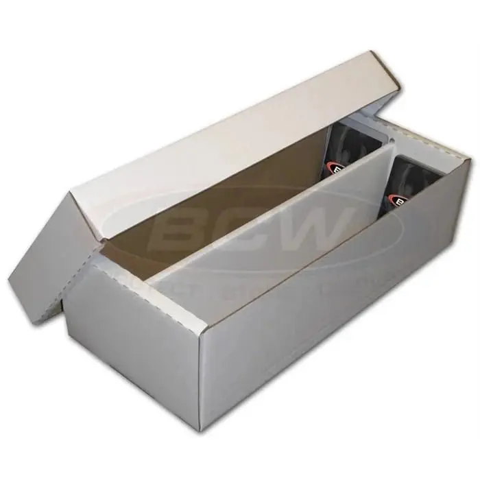 1600 ct TCG Storage Box Cardboard - w/ Lid - Trading Card Game