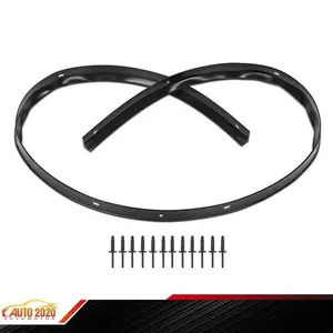 Fit For Dodge Challenger 2008-2022 Front Hood Bumper Weatherstrip Seal & Rivets