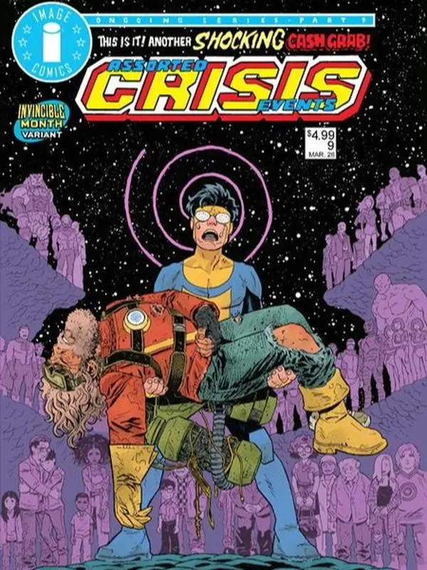 ASSORTED CRISIS EVENTS #9 Cover C Invincible Team-Up variant by Eric Zawadzki