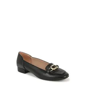 LifeStride Women's Celine Ballet Flat Black 7.5 W