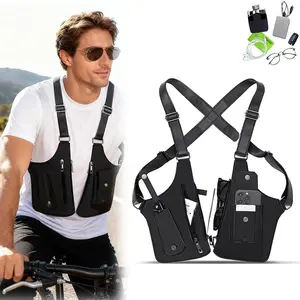 Adjustable Universal Anti-Theft Underarm Shoulder Bag for Men and Women High-Quality Leather Durable Hidden Storage for Hunting Equipment