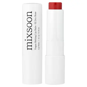 Mixsoon Vegan Melting Lip Balm, 02 Dry Rose, 0.14 oz (4.1 g)