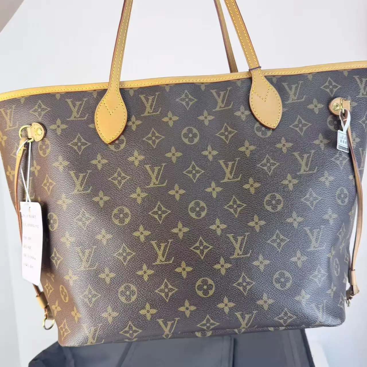 Pre-owned Louis Vuitton Leather Logo Mssj Neverfull Tote Bag, 47*28*14cm (Tote Bags Category)
