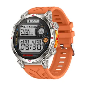 Men's Outdoor Smartwatch, Independent GPS Navigation Compass Elevation Barometer, 1.56 Inch Amoled Screen, Ipx8 Waterproof Sports Watch, Fitness Smart Watch, Waterproof Fitness Smartwatches