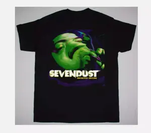 Sevendust Shirt Sevendust Band Short Sleeve Cotton Black All Size