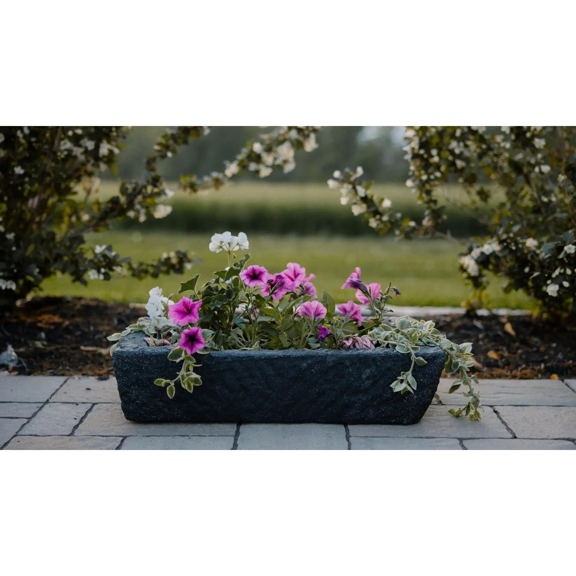 Small Charcoal Trough Planter