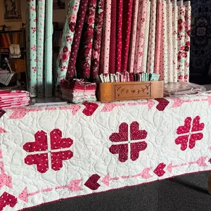 Cupids Presence Table Runner Quilt Kit