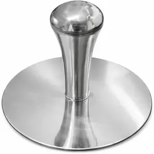 Stainless Steel Smash Burger Press, Heavy Duty Burger Smasher with  Handle, Large Press Surface, Easy to Clean,  for Grill, Griddle & Everyday Cooking