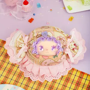 Lovely Emma Candy Bags Series Plush Blind Box Doll Keychains Girls' Gift Bag Charms set