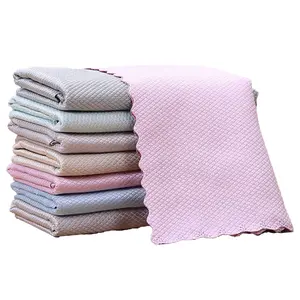 Fish Scale Microfiber Bundle 10-Count – 30x40cm Non-Abrasive & Eco-Conscious (Color Mix)