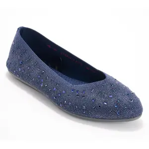 Skechers Cleo 2.0 Recycled Vegan Sparkle Gems Flats - Dazzling Daze