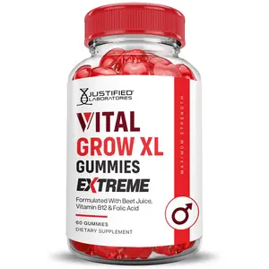 Vital Grow XL Extreme Gummies 2000MG Premium Formula For Men 60 Gummies