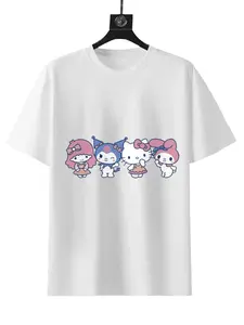 Sanrio Cozy & Cute Wear T-Shirt with Adorable Characters Perfect for Everyday Use Summer Style Sanrio Cozy & Cute Wear T-Shirt with Adorable Characters Perfect for Everyday Use Summer Style
