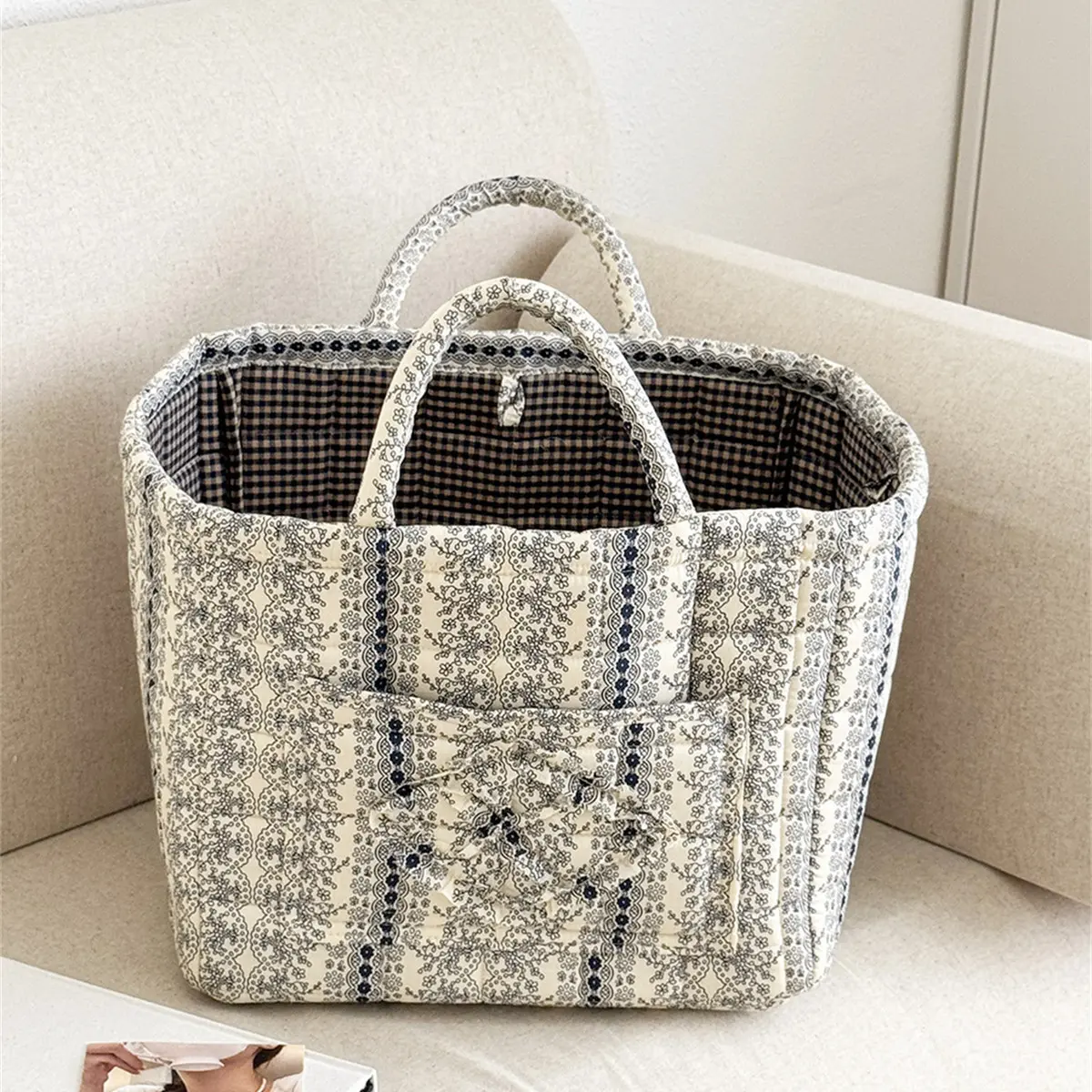 Flower Foldable Storage Basket Cotton Foldable Laundry Basket Used for Clothes, Toys, and Blankets Car Trunk Storage Rear Seat Storage Machine Washable Decorative Box Used for Bedroom, Bathroom, and Living Room Large Capacity Weaving Design Flower Foldable Storage Basket Cotton Foldable Laundry Basket Used for Clothes, Toys, and Blankets Car Trunk Storage Rear Seat Storage Machine Washable Decorative Box Used for Bedroom, Bathroom, and Living Room Large Capacity Weaving Design