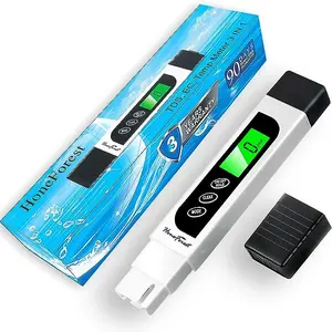 Water Quality Tester, Accurate and Reliable, TDS Meter, EC Meter & Temperature Meter 3 in 1, 0-9990ppm, Ideal Water Test Meter for Drinking Water, Aquariums