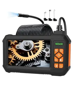 Industrial Boroscope Camera with Light-4.3''HD Screen Inspection,IP67 waterproof Endoscope with 8 Adjustable LED lights,3.28ft Semi-rigid Snake cable,Inspection Scope for Automotive,Mechanic,Wall,Vehicle,Drain,Home Improvement Gifts for Men