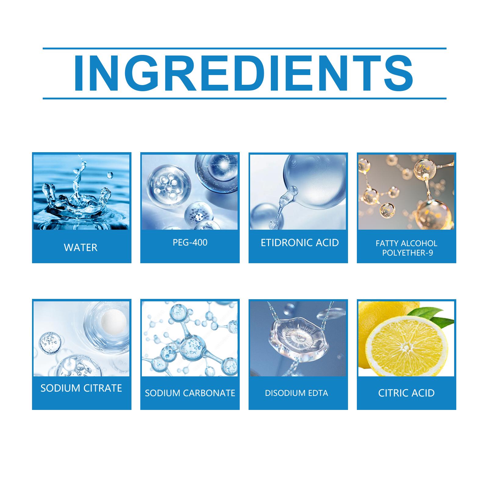 Rayhong Auto Iron Powder Rust Remover Spray Rust Remover Auto Products Stain Remover Rust Remover Cleaning Products Waterless Car