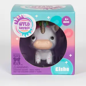 Wyldshyre Elsha Unicorn Dinosaur Toy for Kids Ages 4+ Adorable Collectible Figure from China Unique Unicorn Dinosaur Combination
